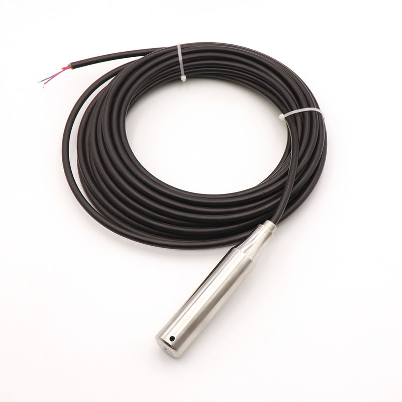 Polyvinyl Fluoride Kablosu Denizaltı Seviyesi Sensörü 0.25% FS/Yıl Dayanıklılığı ve -20C-80C sıcaklık aralığı
