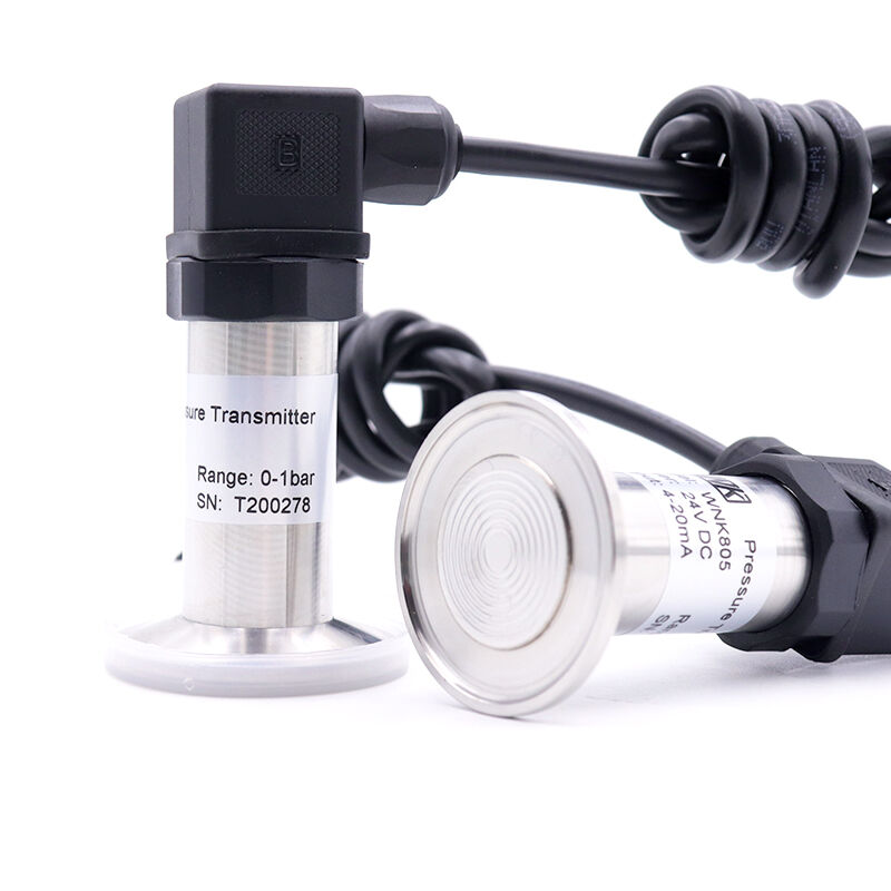 Fabrika Gıda İlaç Endüstrisi Sanitasyon Dökme Diyafram Basınç Algılayıcı Sıvı Su Gıda Süt İçecekler Sanitasyon