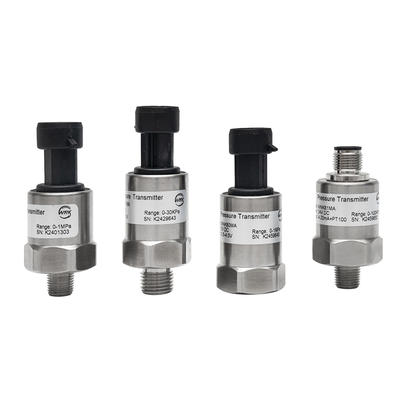 WNK81ma Elektronik Su Basıncı Algılayıcı 0.5-4.5V 4-20mA Çıkış -1-700Bar Öl Hava Gazı CE ROHS için Aralık