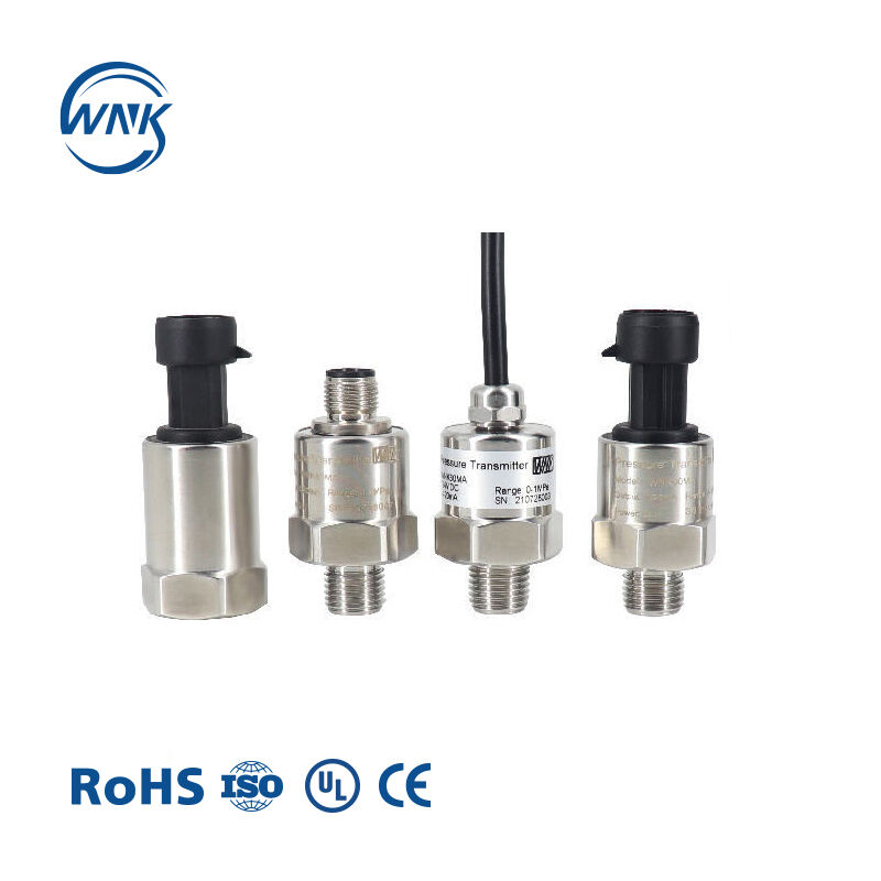 WNK81ma Elektronik Su Basıncı Algılayıcı 0.5-4.5V 4-20mA Çıkış -1-700Bar Öl Hava Gazı CE ROHS için Aralık