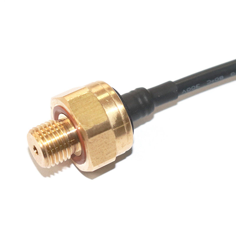 Pirinç Elektronik Su Basınç Sensörü, 10 Bar 20 bar 1 4 Npt Basınç Sensörü