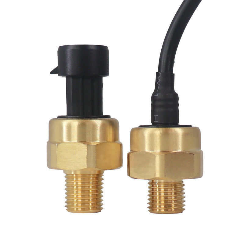 Pirinç Elektronik Su Basınç Sensörü, 10 Bar 20 bar 1 4 Npt Basınç Sensörü
