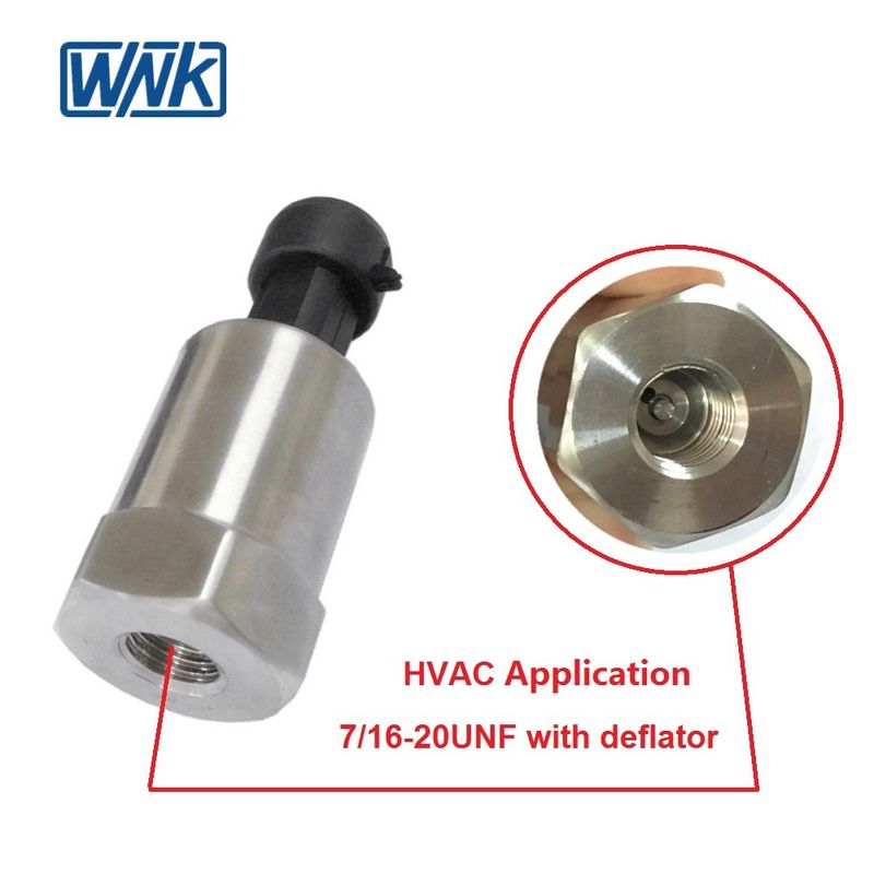 Soğutucu 4mA 20mA 0.5V 4.5V için 304SST Muhafaza Hvac Basınç Sensörü