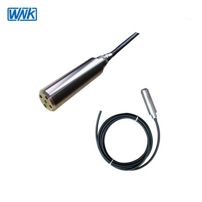 4 - 20mA Çıktı Denizaltı Seviyesi Göndericisi Su Seviyesi Sensörü -20°C~+80°C Sıcaklık Aralığı