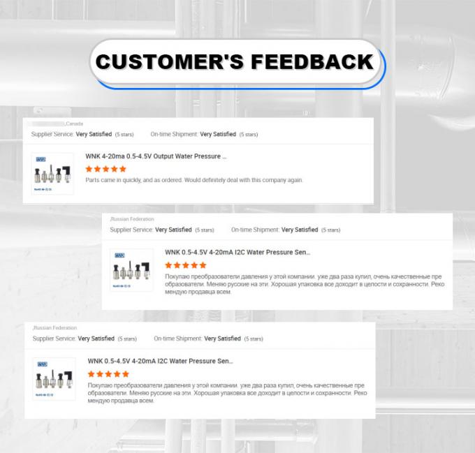 WNK 4 ~ 20mA 0-10V IIC Su Basıncı Sensörü Basınç Değiştiricisi 0